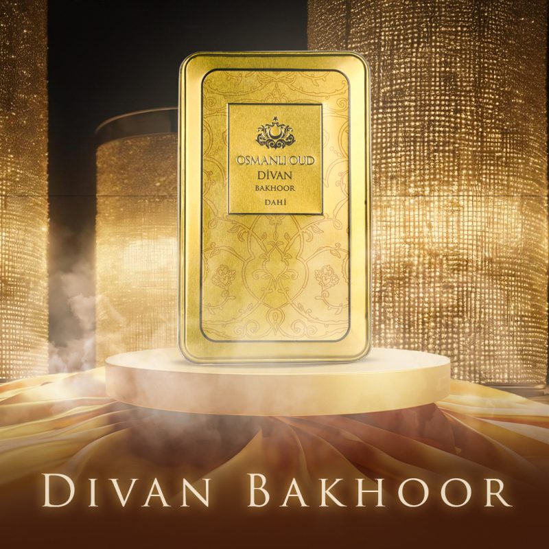Elegant DAHI BAKHOOR packaging with a refreshing and luxurious scent